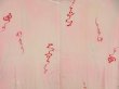 Photo3: 4502T06z470 Vintage Japanese Kimono Silk JUBAN  Pink (3)