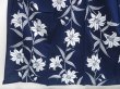 Photo4: 4502T10z430  Japanese Kimono Cotton YUKATA Lily Navy (4)