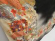 Photo3: 4502T11z1480 Antique Japanese Kimono Silk FURISODE Shell box Black (3)