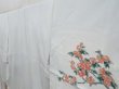 Photo2: 4503T13z1090  Japanese Kimono Silk ARTIST WORK TSUKESAGE Flowers (2)