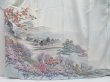 Photo5: 4503T13z1090  Japanese Kimono Silk ARTIST WORK TSUKESAGE Flowers (5)