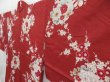 Photo2: 4504T05z480 Vintage Japanese Kimono Jinken HAORI Yukiwa Red-Brown (2)