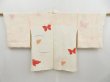 Photo6: 4504T14z520 Vintage Japanese Kimono Silk HAORI Butterfly Off-white (6)