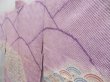 Photo2: 4505T01z610  Japanese Kimono Silk SHIBORI HAORI Seigaiha Light purple (2)