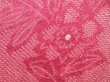 Photo4: 4505T02z520 Vintage Japanese Kimono Silk SHIBORI HAORI Flower Red-Pink (4)