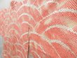 Photo4: 4505T08z500 Vintage Japanese Kimono Silk SHIBORI HAORI Seigaiha Salmon (4)