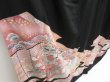 Photo3: 4506T04z1310  Japanese Kimono Silk TOMESODE Peony Black (3)