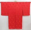 Photo1: 4506T05z700 Vintage Japanese Kimono Rinzu Silk JUBAN Chrysanthemum (1)