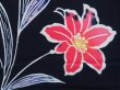 Photo6: 4506T11z530  Japanese Kimono Cotton YUKATA Lily Indigo (6)