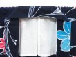 Photo7: 4506T11z530  Japanese Kimono Cotton YUKATA Lily Indigo (7)