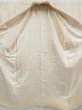 Photo7: 4506T12z560 Vintage Japanese Kimono Rinzu Silk JUBAN Sayagata Off-white (7)