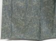 Photo4: 4509T03z800 Vintage Japanese Kimono Silk TSUMUGI Peony Dull olive (4)