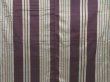 Photo5: 4509T10z680 Vintage Japanese Kimono Silk TSUMUGI Stripe Grape (5)