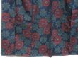 Photo4: 4509T11z790 Vintage Japanese Kimono Silk TSUMUGI Flower Dark navy (4)