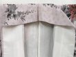 Photo6: 4509T12z990 Vintage Japanese Kimono Silk OMESHI Flowers Ash rose (6)