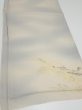 Photo2: 2M02z50  Japanese Kimono Silk  FABRIC Fisherman Gray 37.8x14.2 (2)