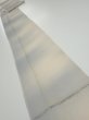 Photo1: 2M06z60  Japanese Kimono Silk  FABRIC  Gray 84.3x7.1 (1)