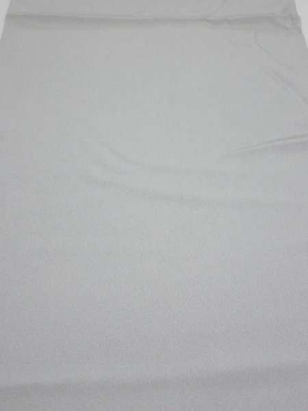 Photo1: 2N02z60  Japanese Kimono Silk  FABRIC Plain Gray 44.1x14.6 (1)