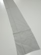 Photo2: 2N05z60  Japanese Kimono Silk  FABRIC Plain Gray 90.6x7.1 (2)