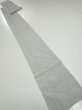 Photo5: 2N05z60  Japanese Kimono Silk  FABRIC Plain Gray 90.6x7.1 (5)