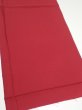 Photo2: 2N01z70  Japanese Kimono Silk  FABRIC Plain Dark red 43.3x15.4 (2)