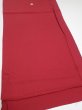 Photo2: 2N02z60  Japanese Kimono Silk  FABRIC Plain Dark red 43.3x15.7 (2)