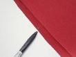 Photo5: 2N06z40  Japanese Kimono Silk  FABRIC Plain Dark red 54.3x7.3 (5)