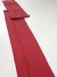 Photo2: 2N07z60  Japanese Kimono Silk  FABRIC Plain Dark red 86.6x7.5 (2)