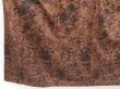 Photo6: 4510T13z860 Vintage Japanese Kimono Silk TSUMUGI Light brown (6)