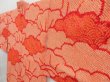 Photo2: 4511T02z490 Vintage Japanese Kimono Silk SHIBORI HAORI Cloud Orangered (2)