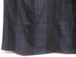 Photo4: 4511T05z870 Vintage Japanese Kimono Silk TSUMUGI  Black (4)