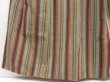 Photo4: 4511T06z780 Vintage Japanese Kimono Silk TSUMUGI Stripe Light brown-gray (4)