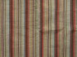 Photo5: 4511T06z780 Vintage Japanese Kimono Silk TSUMUGI Stripe Light brown-gray (5)