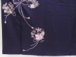 Photo6: 4511T12z1000  Japanese Kimono Silk TSUKESAGE Peony Purple (6)