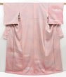 Photo1: 4511T13z980  Japanese Kimono Silk TSUKESAGE Cloud Ash rose (1)