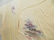 Photo2: 4511T14z930  Japanese Kimono Silk TSUKESAGE House Light yellow (2)