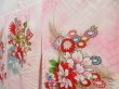 Photo2: 4512T02z580 Vintage Japanese Kimono Synthetic Girl's  Peacock Pink (2)