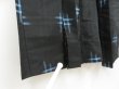 Photo6: 4512T03z400 Vintage Japanese Kimono Silk MEISEN HAORI Kasuri Black (6)