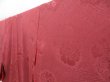 Photo2: 4512T04z680 Antique Japanese Kimono Silk TSUKESAGE House Red-Brown (2)