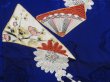 Photo6: 4512T05z840 Antique Japanese Kimono Jinken KOMON Dark lavender blue (6)