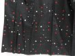 Photo4: 4512T09z650 Vintage Japanese Kimono Silk MEISEN KOMON Dot Black (4)