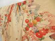 Photo2: 4512T10z890 Vintage Japanese Kimono Silk TSUKESAGE Chrysanthemum (2)