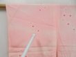 Photo5: 4513T03z430  Japanese Kimono Silk JUBAN Flower Pink (5)