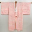 Photo8: 4513T03z430  Japanese Kimono Silk JUBAN Flower Pink (8)