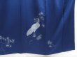 Photo7: 4513T07z940  Japanese Kimono Silk TSUKESAGE Peacock Navy (7)