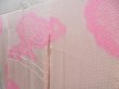 Photo2: 4517T03z670  Japanese Kimono Silk FURISODE JUBAN Folding fan Pink (2)