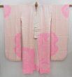 Photo7: 4517T03z670  Japanese Kimono Silk FURISODE JUBAN Folding fan Pink (7)