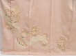 Photo5: 4517T10z990  Japanese Kimono Silk TSUKESAGE Flower Pink (5)