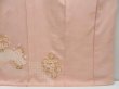 Photo6: 4517T10z990  Japanese Kimono Silk TSUKESAGE Flower Pink (6)