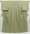 Photo1: 4517T13z950  Japanese Kimono Silk IROTOMESODE  Pistachio green (1)